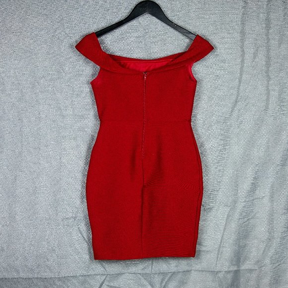 Red Mini Dress - Picture 2 of 2